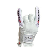 Nice Shot – Il Corna Women’s Left-Hand Golf Glove – White – back view