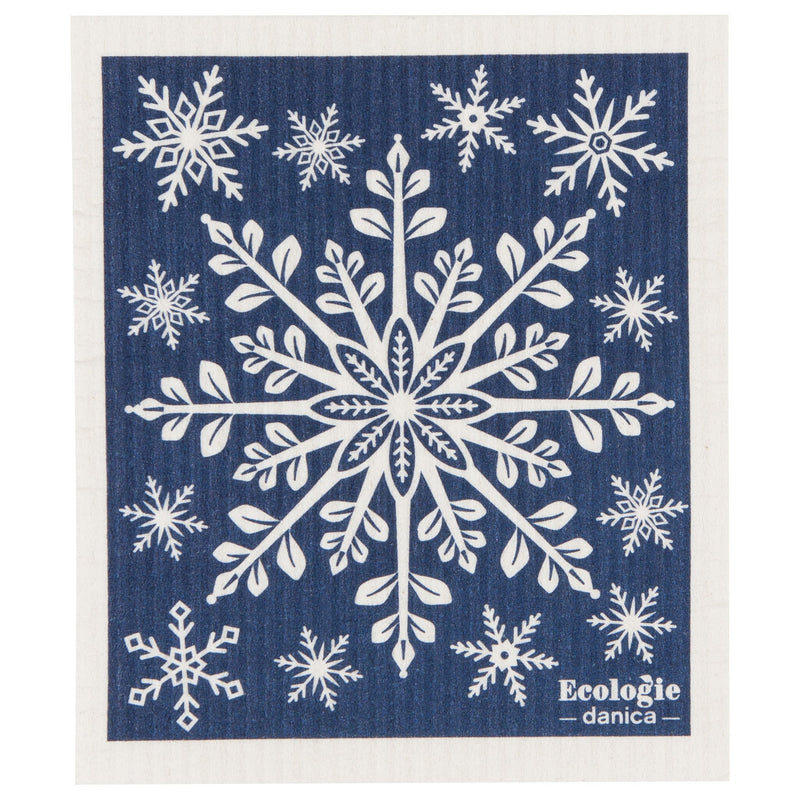 Ecologie by Danica - Snowflake Ornament Swedish Dishcloth
