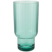 Now Designs - Acrylic Highball Fluted Home & Kitchen Sea Glass Green