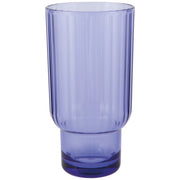 Now Designs - Acrylic Highball Fluted Home & Kitchen Violet Blue