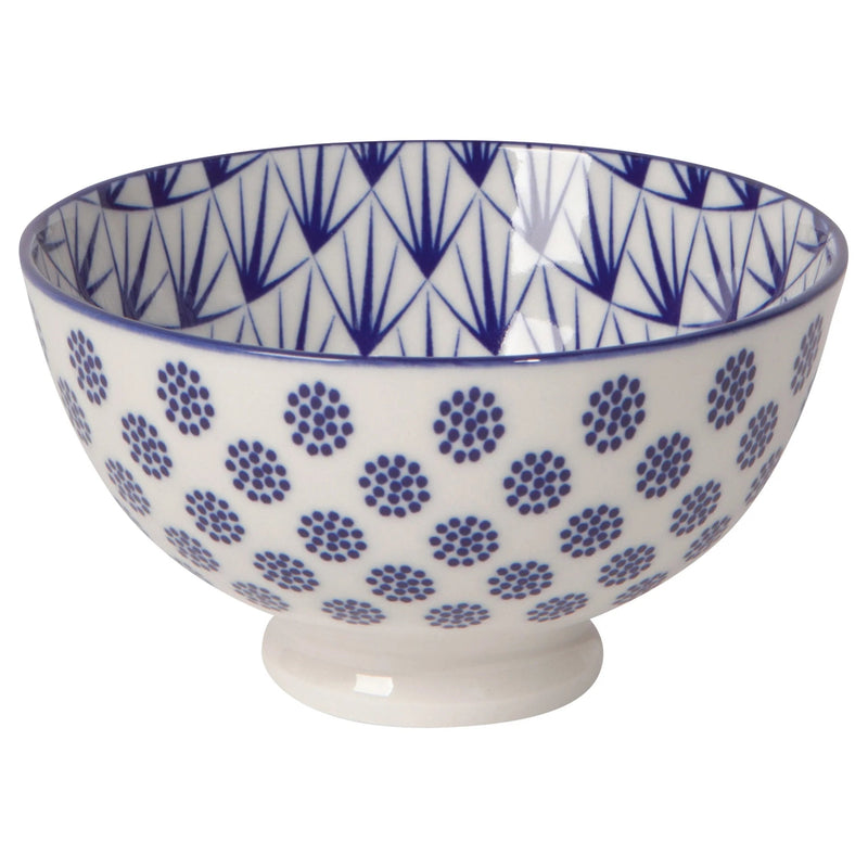 Now Designs - Bowl 4inch Home & Kitchen Blue Dots