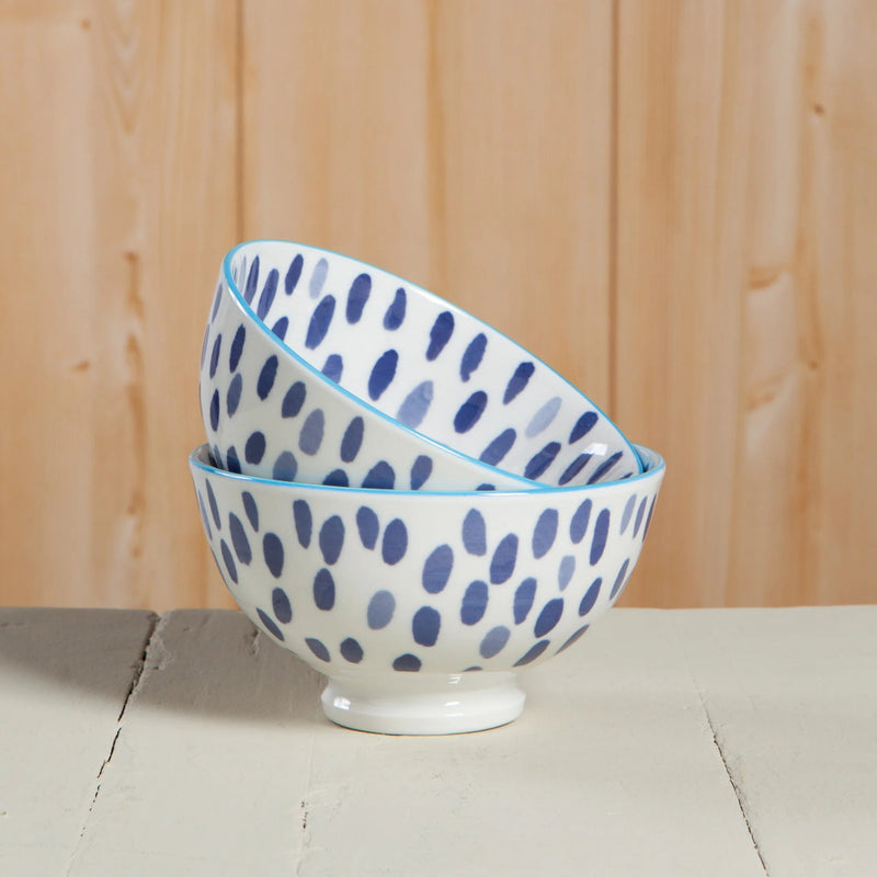 Now Designs - Bowl 4inch Home & Kitchen Blue Spots