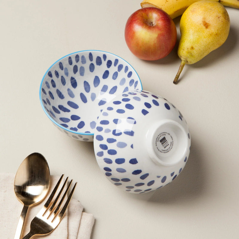 Now Designs - Bowl 4inch Home & Kitchen Blue Spots
