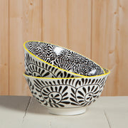 Now Designs - Bowl 6inch Black Vines Home & Kitchen