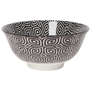 Now Designs - Bowl 6inch Black White Geo Home & Kitchen