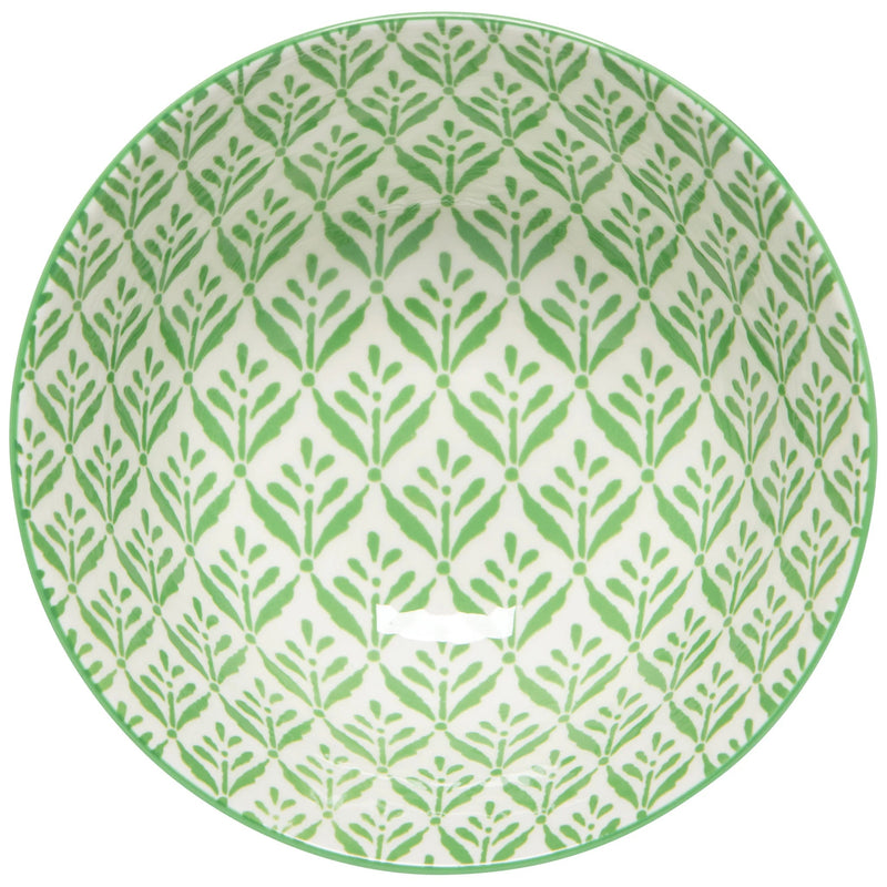 Now Designs - Bowl 6inch Green Leaf Home & Kitchen