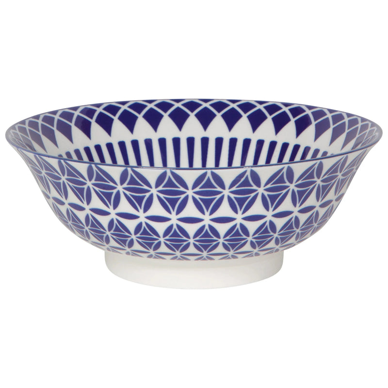 Now Designs - Bowl 8inch Blue Geo Home & Kitchen