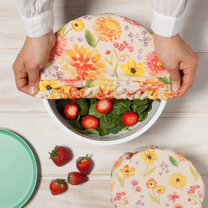 Now Designs - Bowl Cover Set/2 CottageFloral Home & Kitchen