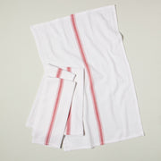 Now Designs - Brooklyn Stripe Poppy Red Dishtowels Set of 4 Home & Kitchen