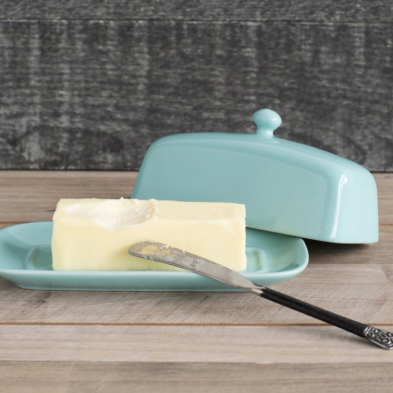 Now Designs - Butter Dish Rect Eggshell Home & Kitchen