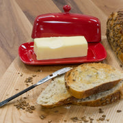 Now Designs - Butter Dish Rect Red Home & Kitchen