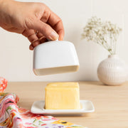 Now Designs - Butter Dish Square Home & Kitchen White