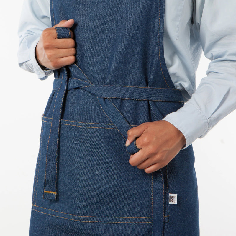 Now Designs - chef apron-Denim Stone Wash