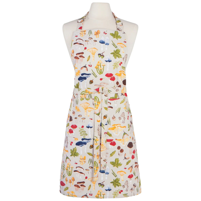 Now Designs - chef apron-Field Mushrooms