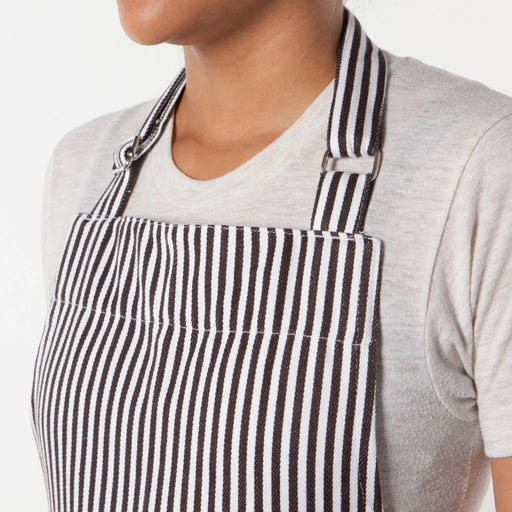 Now Designs - Chef Apron Home & Kitchen Narrow Stripe Black
