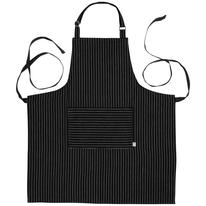 Now Designs - Chef Apron Home & Kitchen Pinstripe Black