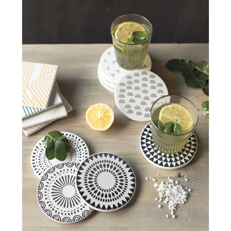 Now Designs Coasters, Set of 4 Home & Kitchen Orbit