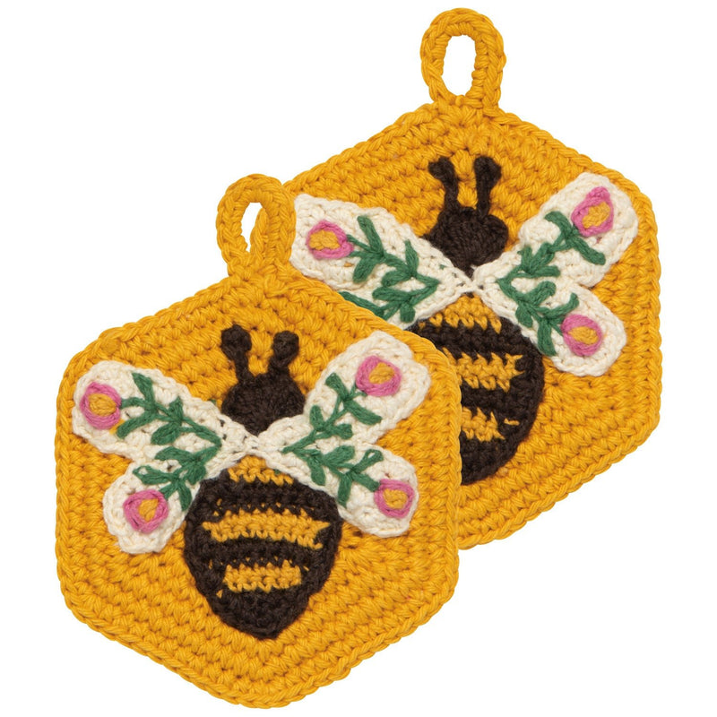 Now Designs - Dishcloth Crochet Sponge Bee Garden Home & Kitchen