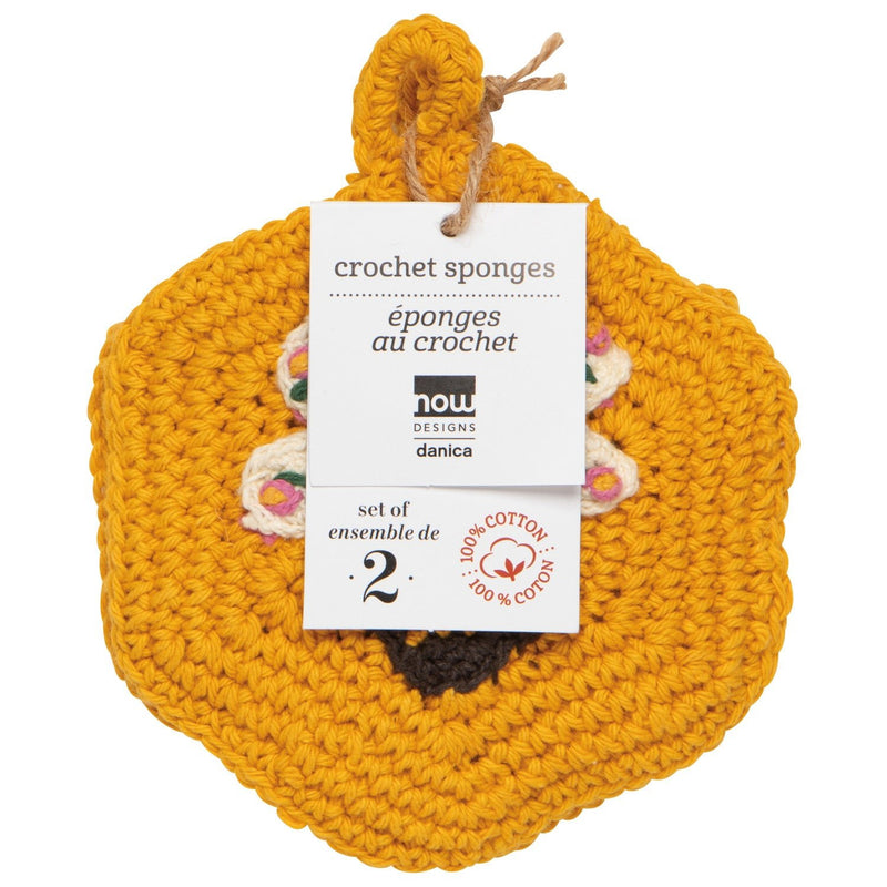Now Designs - Dishcloth Crochet Sponge Bee Garden Home & Kitchen