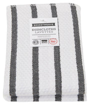 Now Designs - Dishcloths Set of 2 Home & Kitchen Black Basketweave