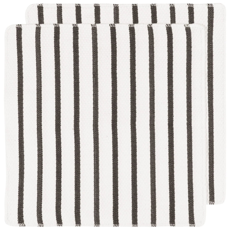 Now Designs - Dishcloths Set of 2 Home & Kitchen Black Basketweave
