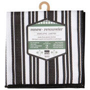Now Designs - Dishcloths Set of 2 Home & Kitchen Black Renew CC