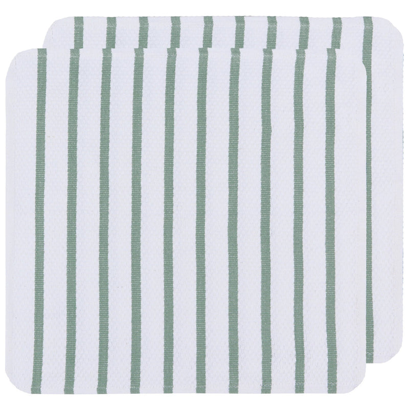 Now Designs - Dishcloths Set of 2 Home & Kitchen Elm Green Basketweave