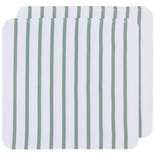 Now Designs - Dishcloths Set of 2 Home & Kitchen Elm Green Basketweave