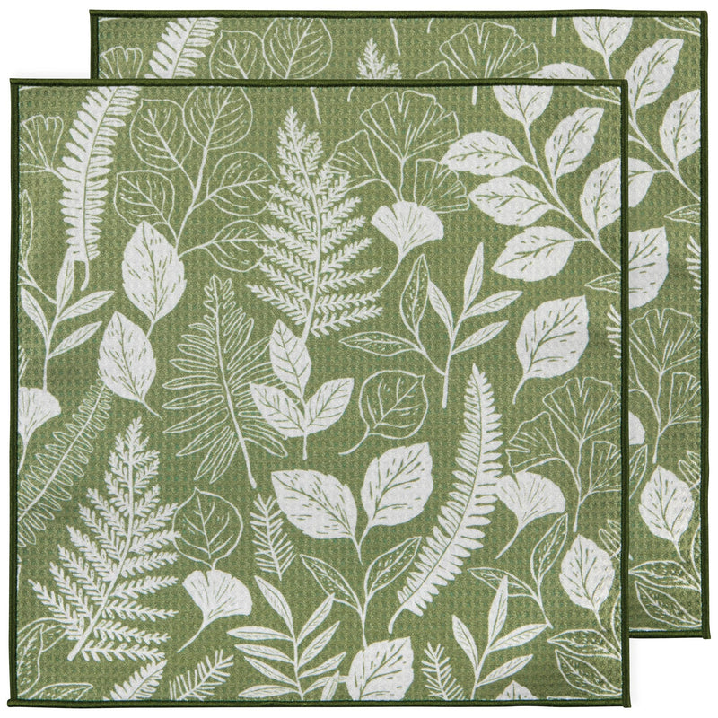 Now Designs - Dishcloths Set of 2 Home & Kitchen Fern & Frond Renew