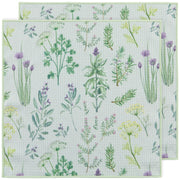 Now Designs - Dishcloths Set of 2 Home & Kitchen Fresh Herbs Renew