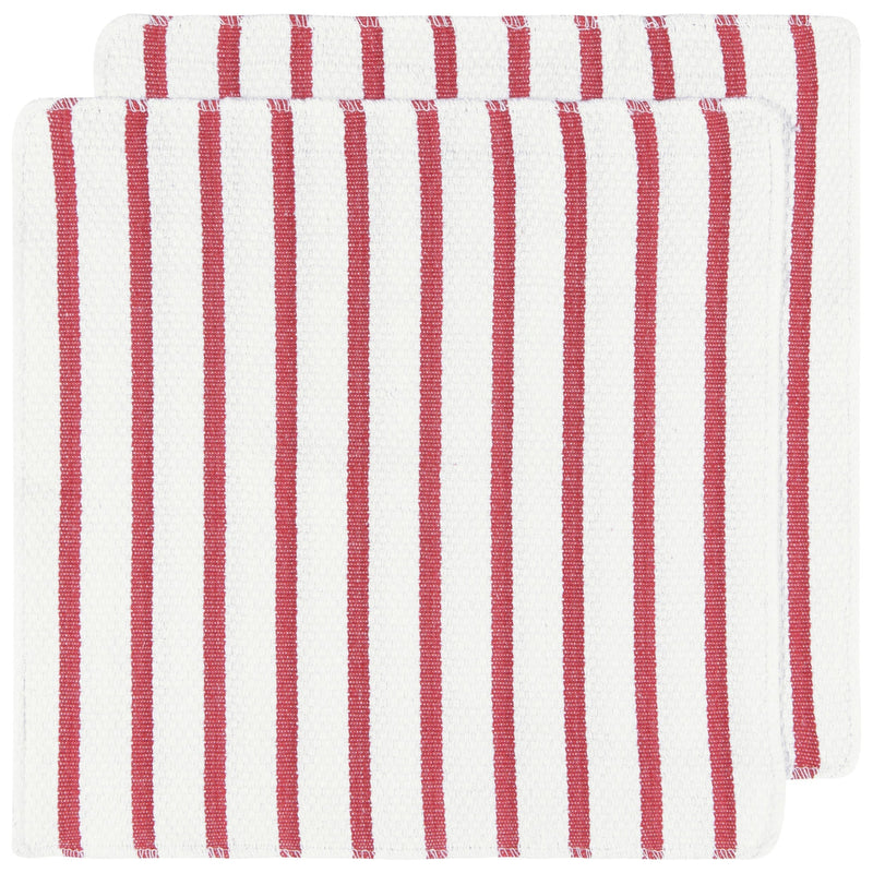 Now Designs - Dishcloths Set of 2 Home & Kitchen Red Basketweave