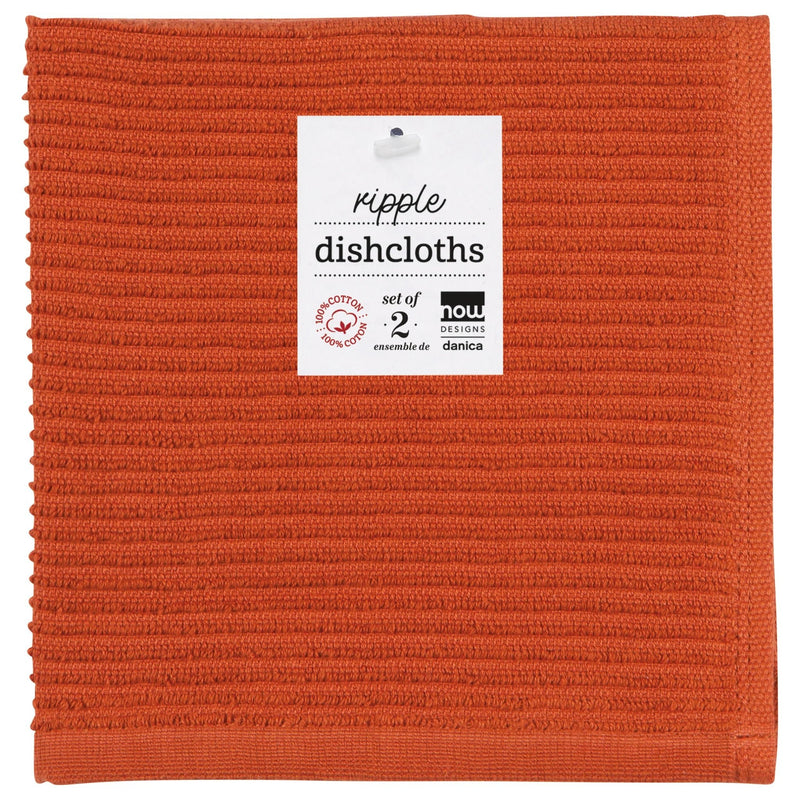Now Designs - Dishcloths Set of 2 Home & Kitchen Rust Ripple