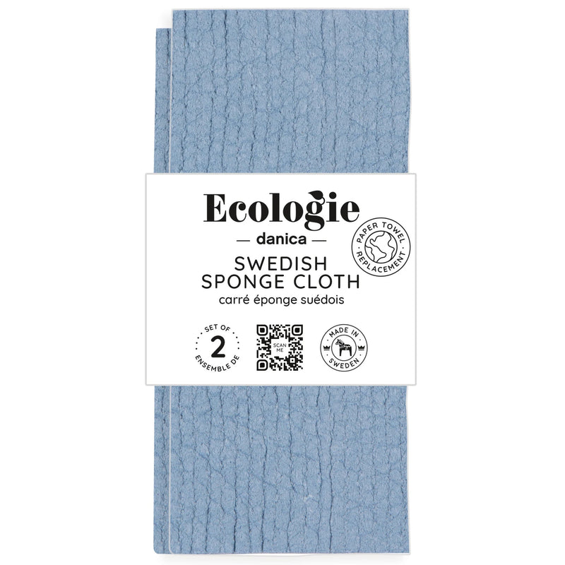 Now Designs - Dishcloths Set of 2 Home & Kitchen Slate Blue Swedish