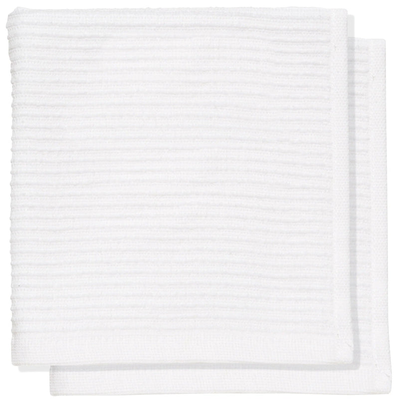 Now Designs - Dishcloths Set of 2 Home & Kitchen White Ripple