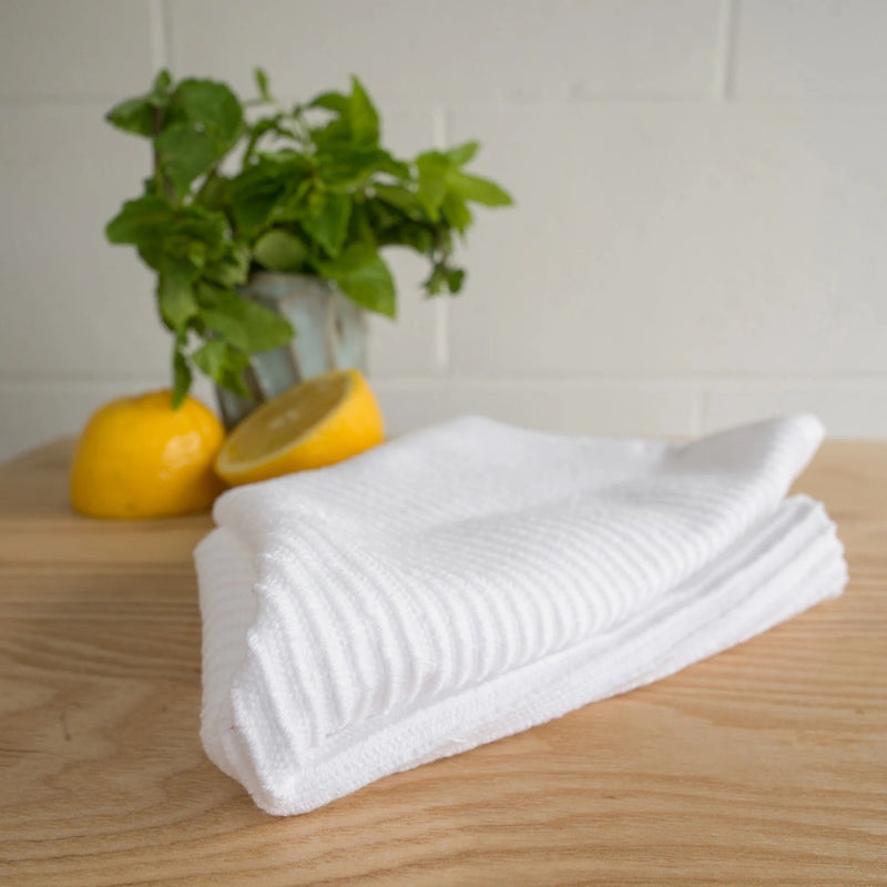 Now Designs - Dishcloths Set of 2 Home & Kitchen White Ripple