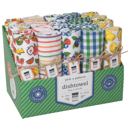 Now Designs - Dishtowel Counter Display - 20 Assorted Home & Kitchen Berries & Fruit