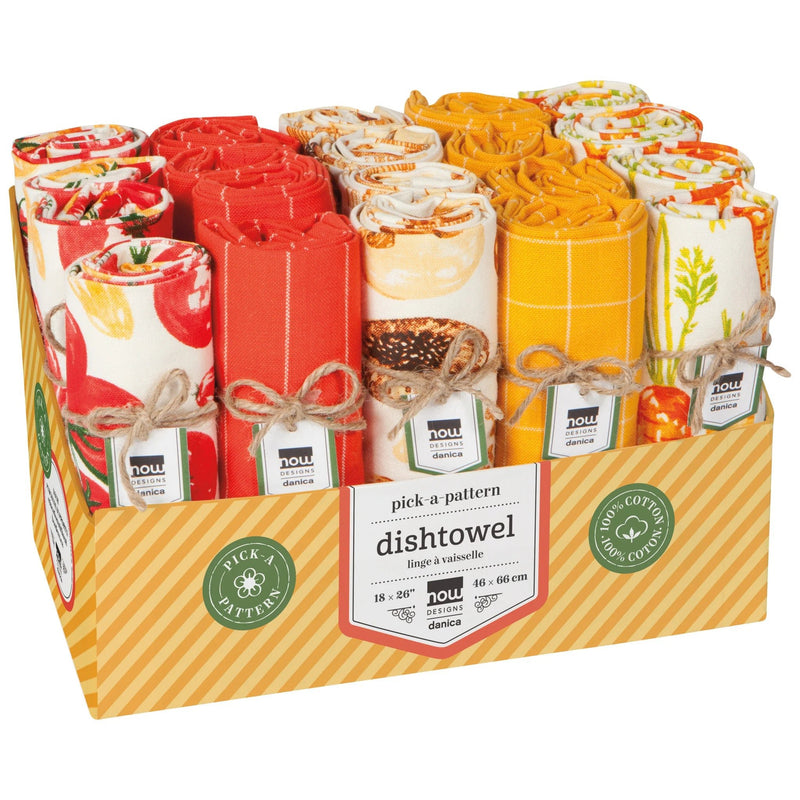 Now Designs - Dishtowel Counter Display - 20 Assorted Home & Kitchen Locally Grown