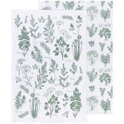 Now Designs - Floursack Dishtowels Set of 2 Home & Kitchen Elm Green