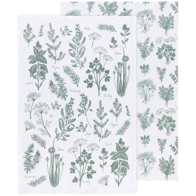 Now Designs - Floursack Dishtowels Set of 2 Home & Kitchen Elm Green