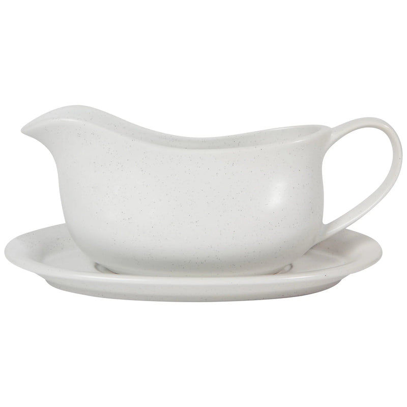Now Designs - Gravy Boat with Saucer White Home & Kitchen