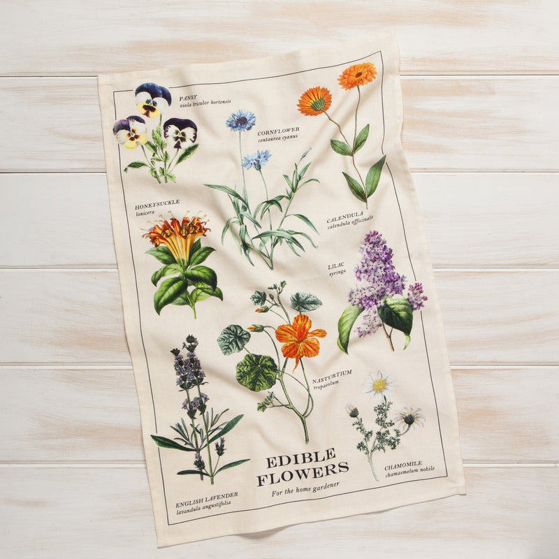 Now Designs - Kitchen Towel Edible Flowers | Multi Home & Kitchen