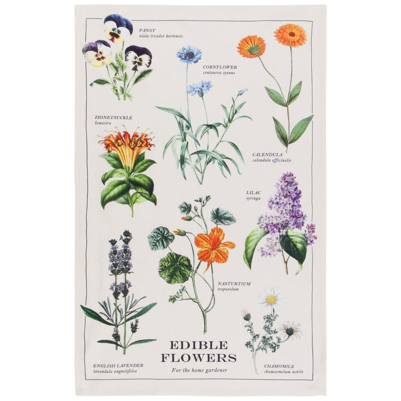 Now Designs - Kitchen Towel Edible Flowers | Multi Home & Kitchen