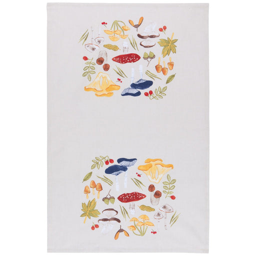 Now Designs - Kitchen Towel Field Mushrooms | Gray Home & Kitchen