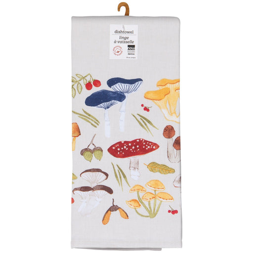 Now Designs - Kitchen Towel Field Mushrooms | Gray Home & Kitchen