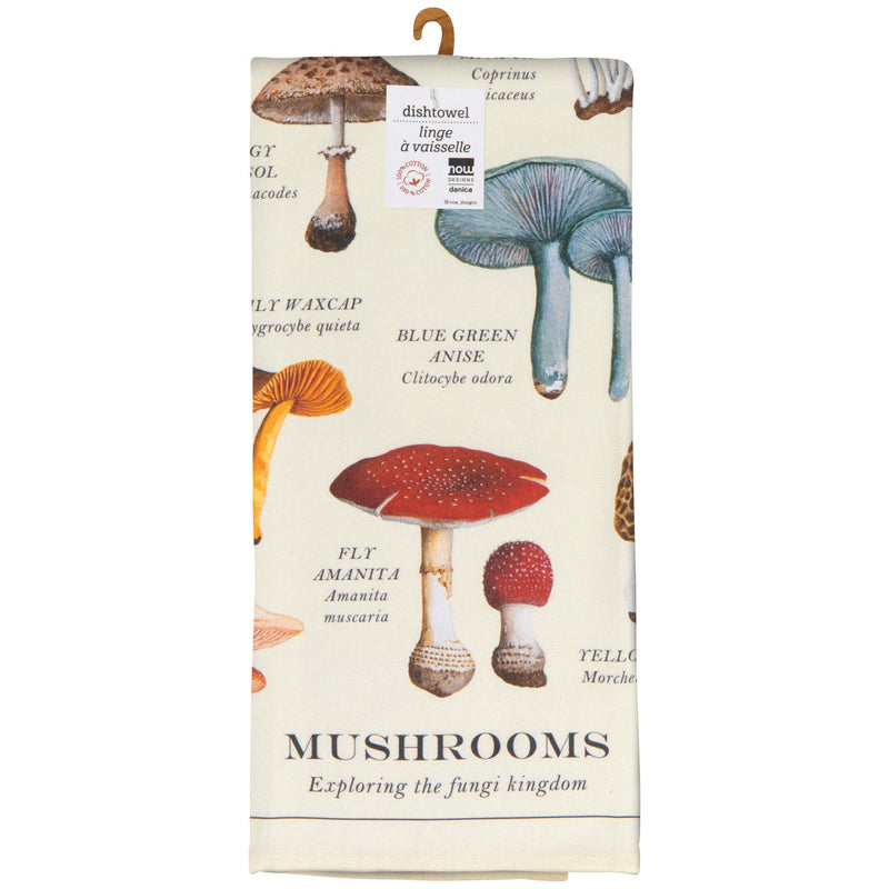 Now Designs - Kitchen Towel Fine Prnt Mushrooms Home & Kitchen