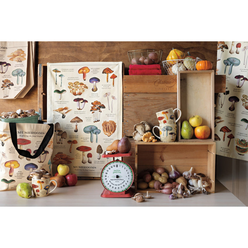 Now Designs - Kitchen Towel Fine Prnt Mushrooms Home & Kitchen