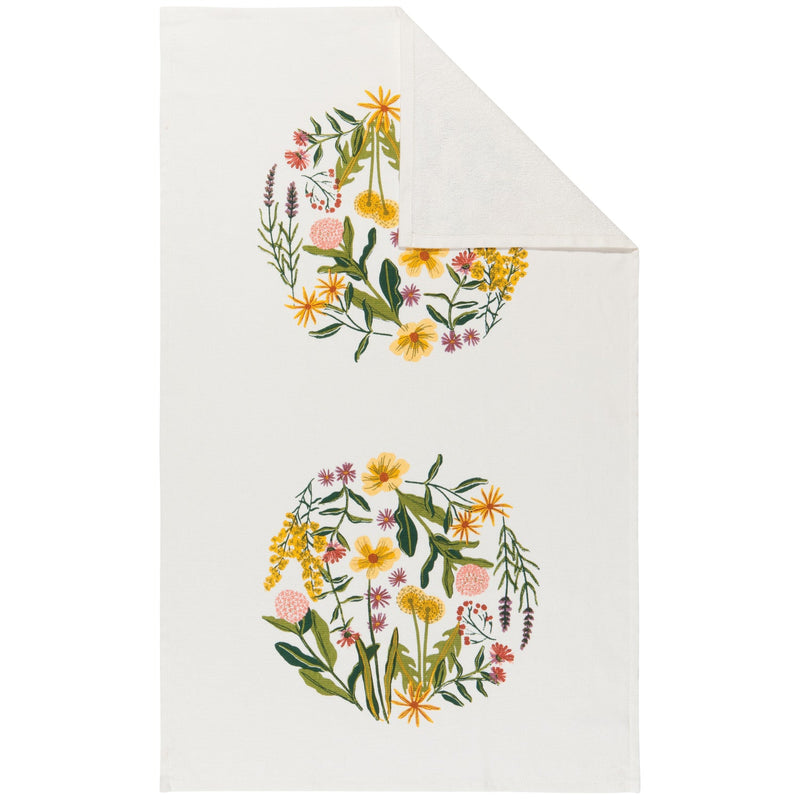 Now Designs - Kitchen Towel Prnt Terry Bees & Blooms Home & Kitchen