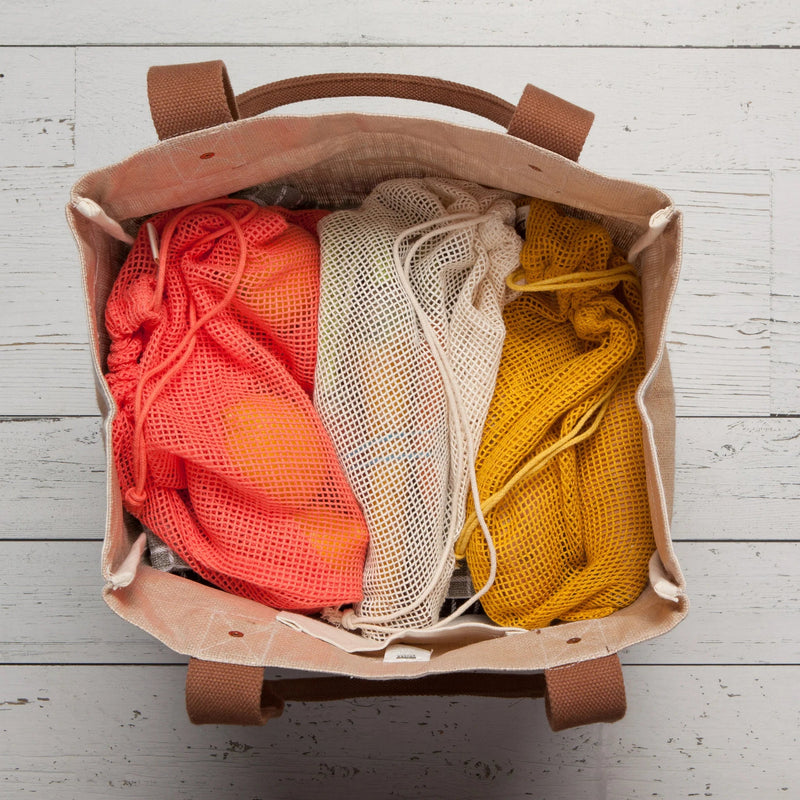 Now Designs - Le Marche Produce Bags Set of 3 Home & Kitchen Coral