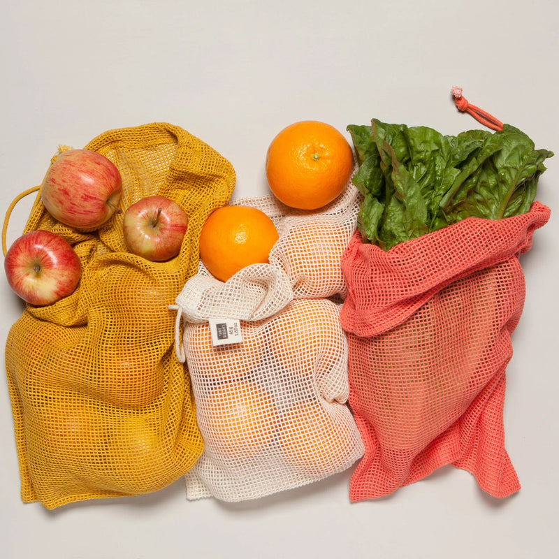 Now Designs - Le Marche Produce Bags Set of 3 Home & Kitchen Coral