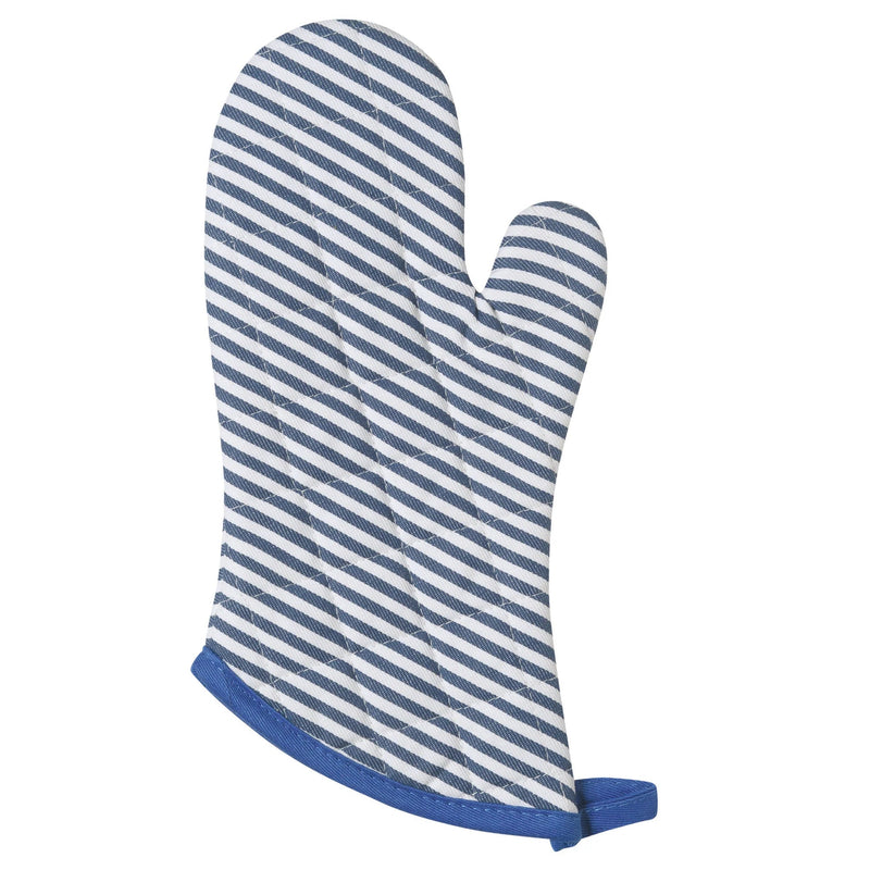 Now Designs - Mitt Superior Home & Kitchen Superior Royal Blue Narrow Stripe